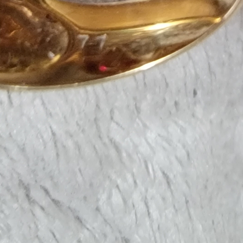 *  Not for sale*  Princess cut ruby and round diamond ring - Picture 4 of 8